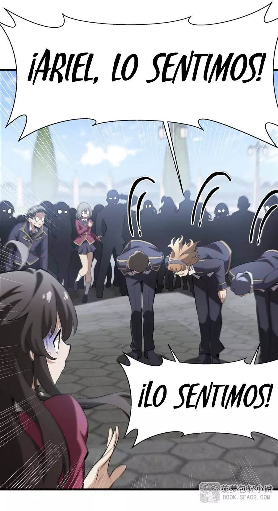 El villano rubio de la novela de la protagonista femenina quiere ser feliz Capitulo 41: La Atención de la Senpai página 15