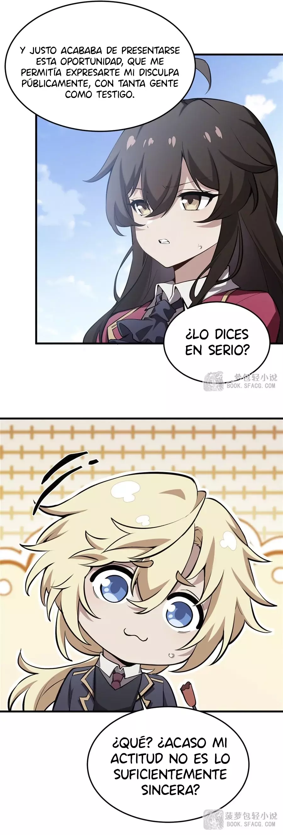 El villano rubio de la novela de la protagonista femenina quiere ser feliz Capitulo 41: La Atención de la Senpai página 18