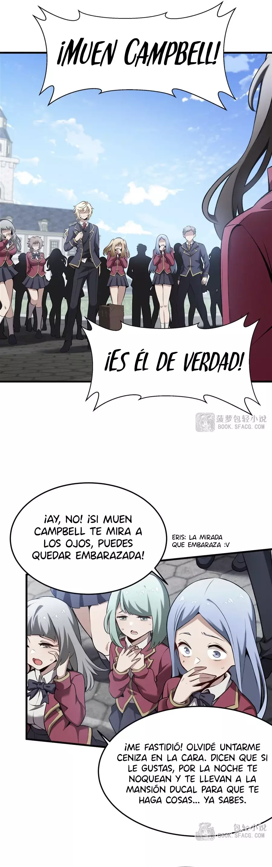 El villano rubio de la novela de la protagonista femenina quiere ser feliz Capitulo 41: La Atención de la Senpai página 2