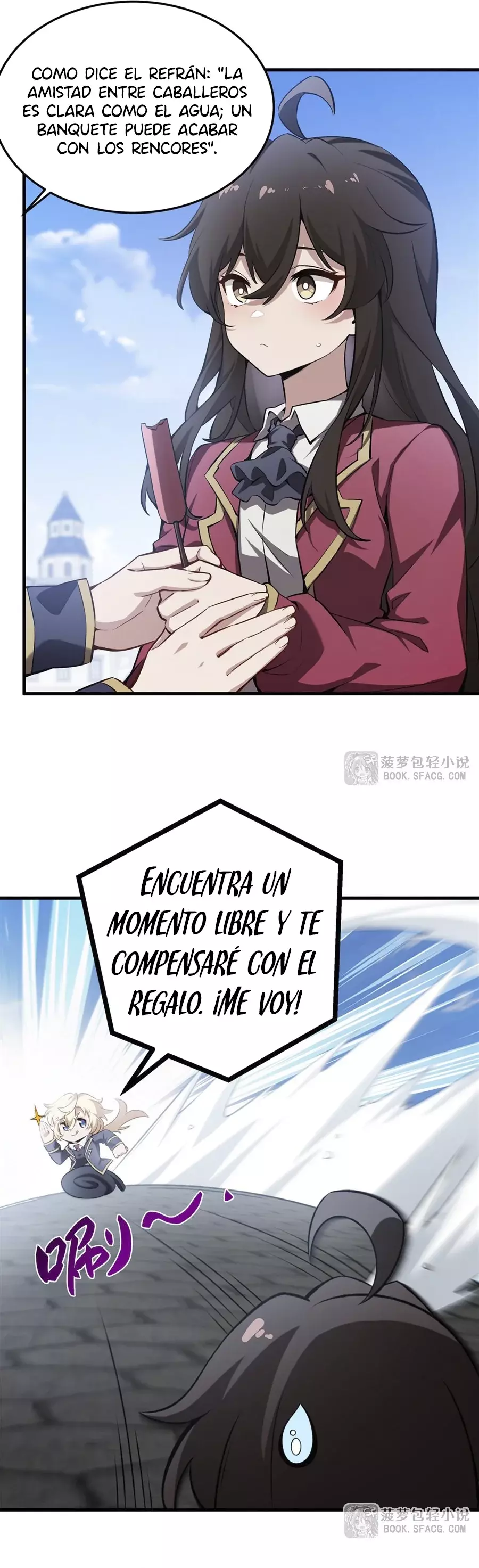 El villano rubio de la novela de la protagonista femenina quiere ser feliz Capitulo 41: La Atención de la Senpai página 26