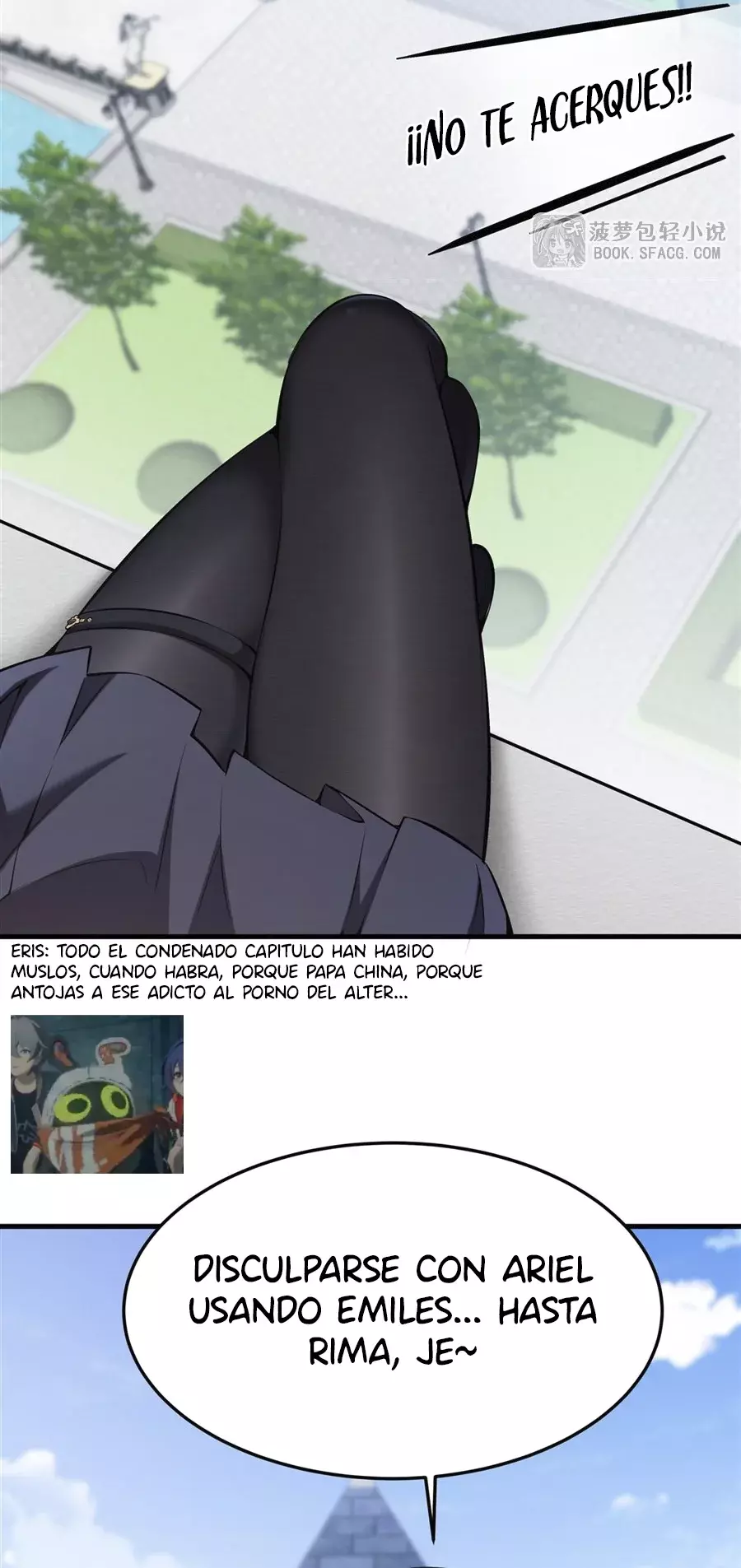 El villano rubio de la novela de la protagonista femenina quiere ser feliz Capitulo 41: La Atención de la Senpai página 32