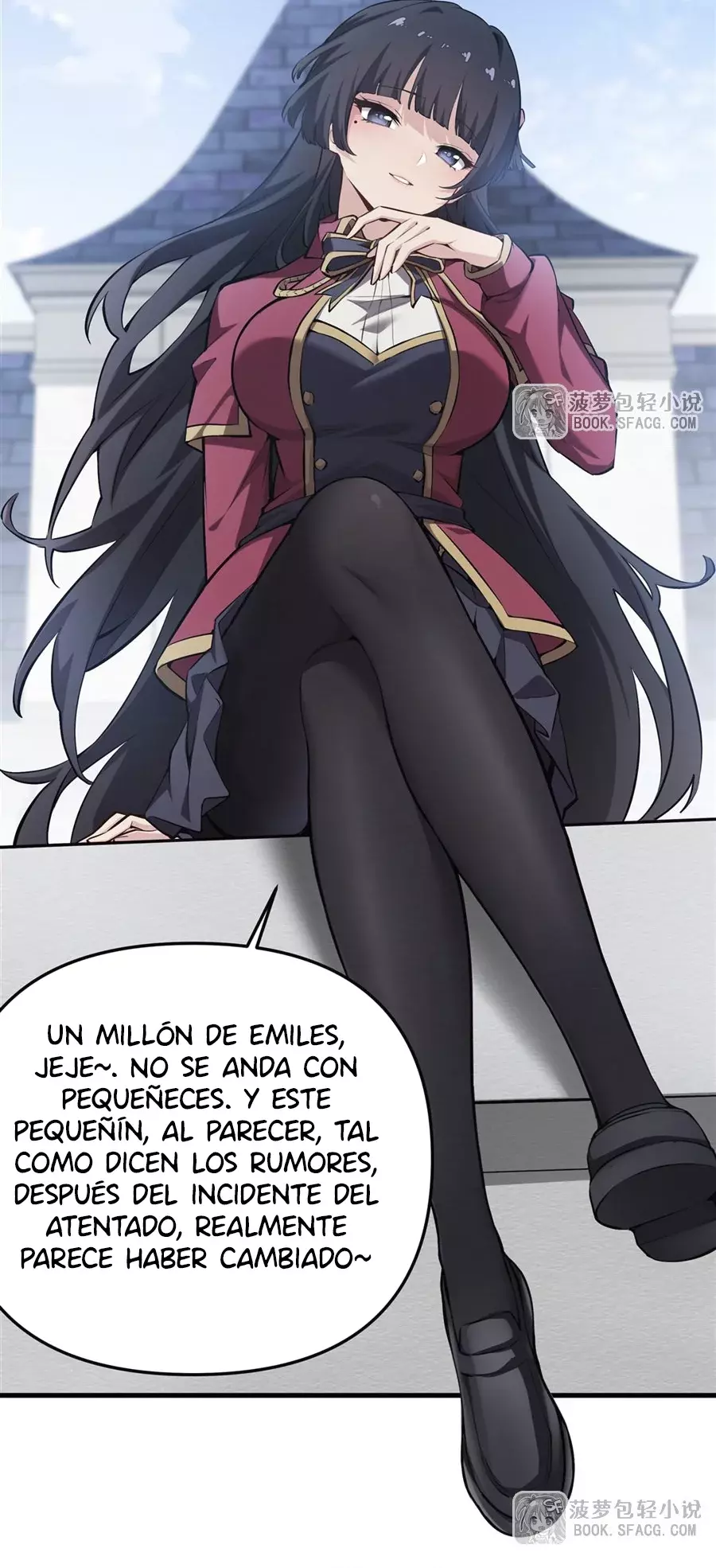 El villano rubio de la novela de la protagonista femenina quiere ser feliz Capitulo 41: La Atención de la Senpai página 33
