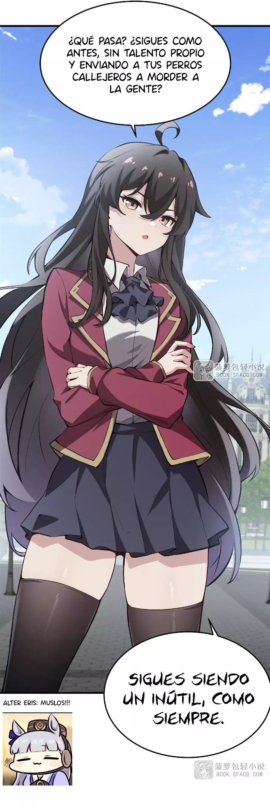 El villano rubio de la novela de la protagonista femenina quiere ser feliz Capitulo 41: La Atención de la Senpai página 5