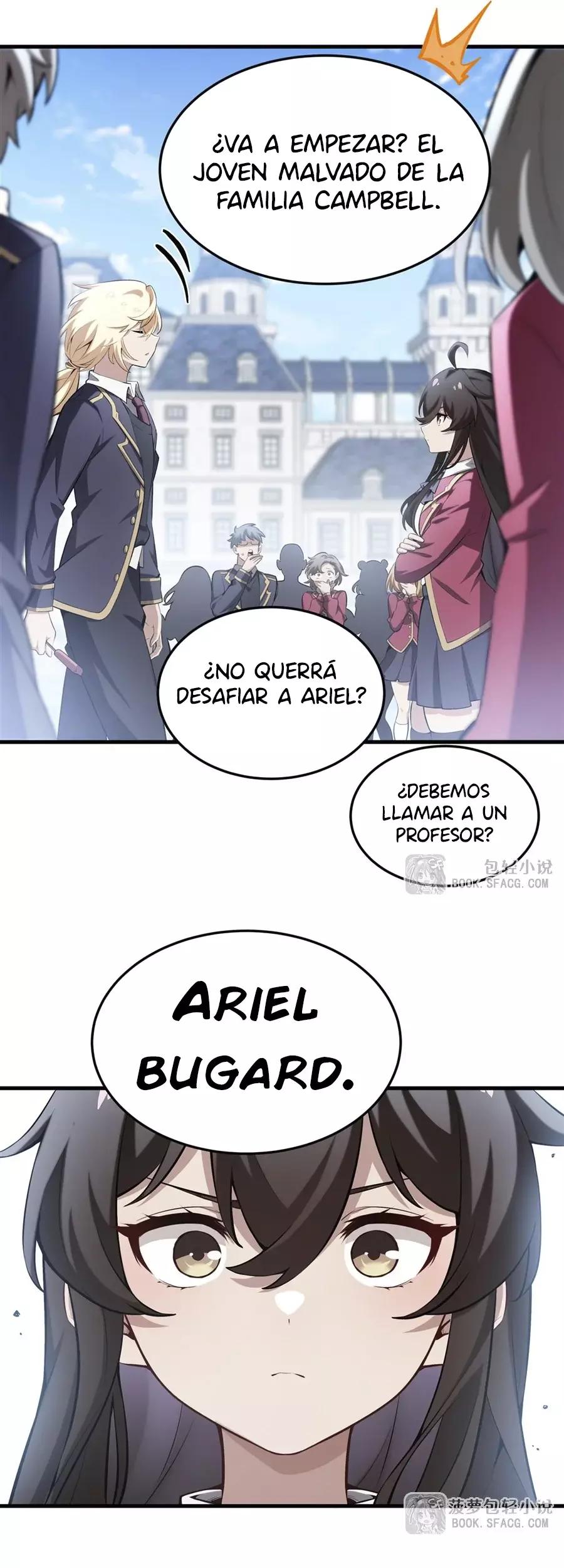El villano rubio de la novela de la protagonista femenina quiere ser feliz Capitulo 41: La Atención de la Senpai página 7