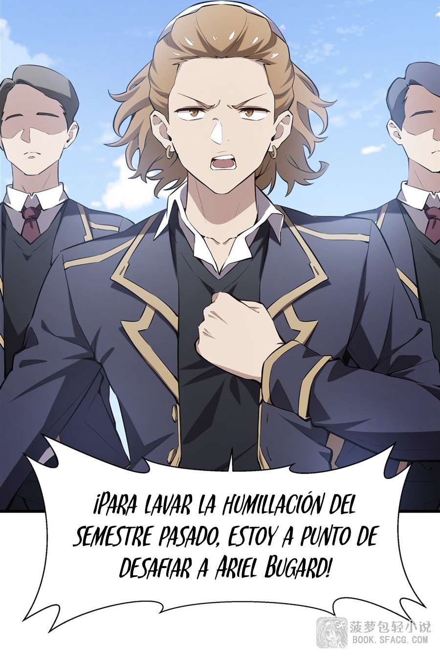 El villano rubio de la novela de la protagonista femenina quiere ser feliz Capitulo 41 página 10