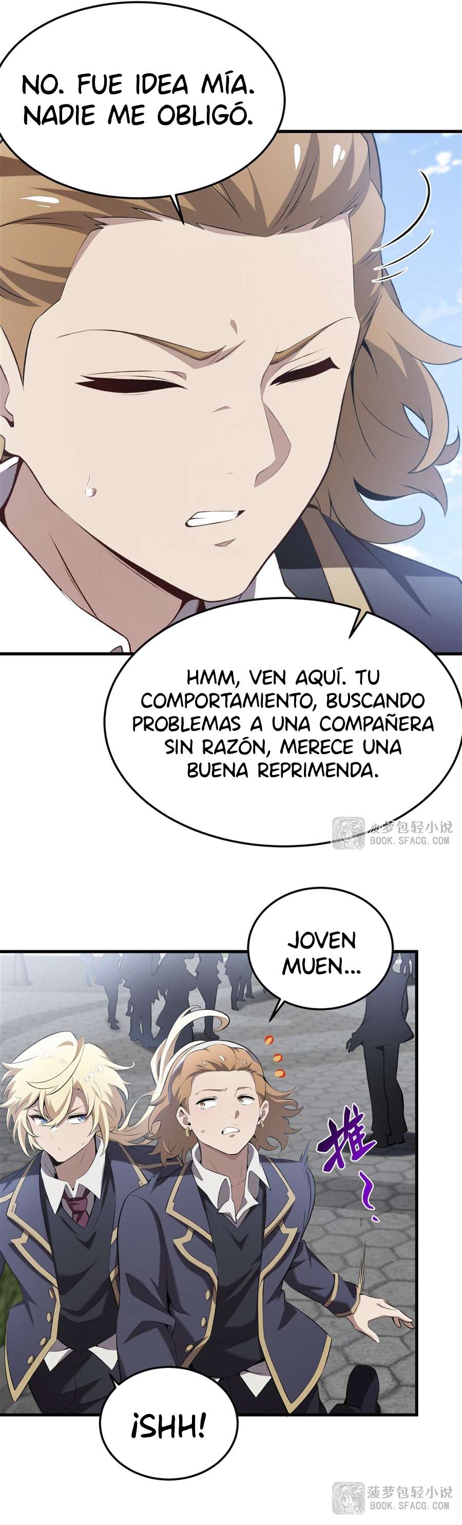 El villano rubio de la novela de la protagonista femenina quiere ser feliz Capitulo 41 página 12