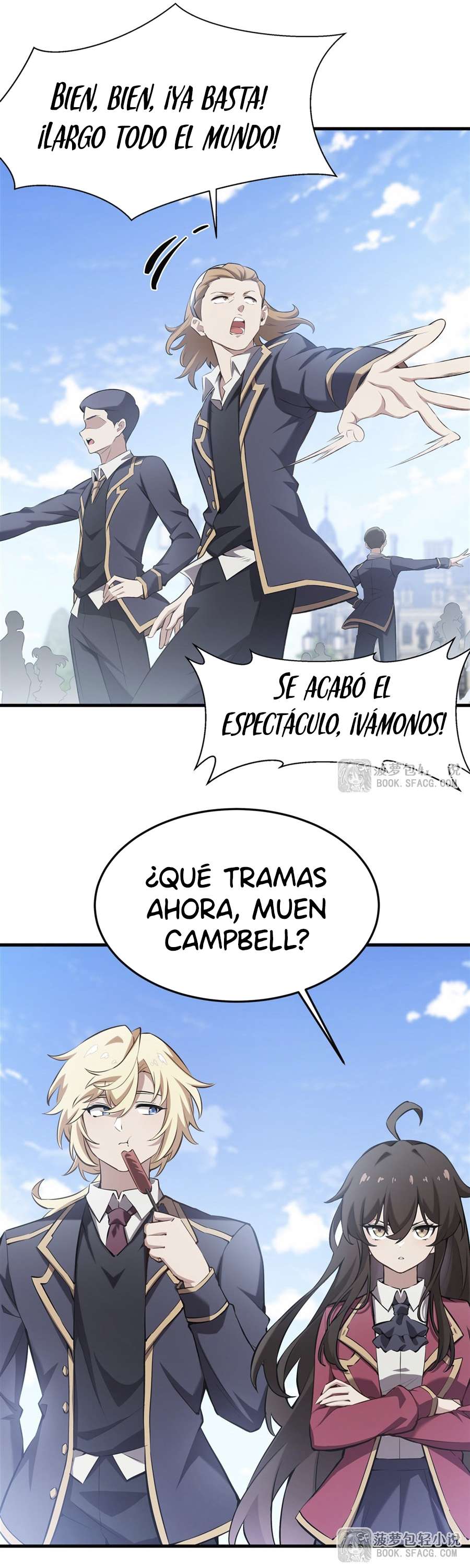 El villano rubio de la novela de la protagonista femenina quiere ser feliz Capitulo 41 página 16
