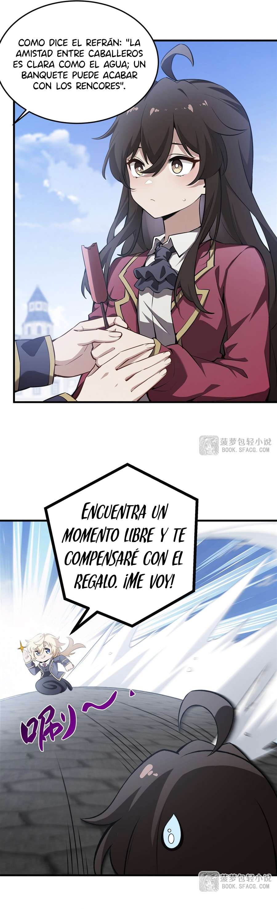 El villano rubio de la novela de la protagonista femenina quiere ser feliz Capitulo 41 página 26