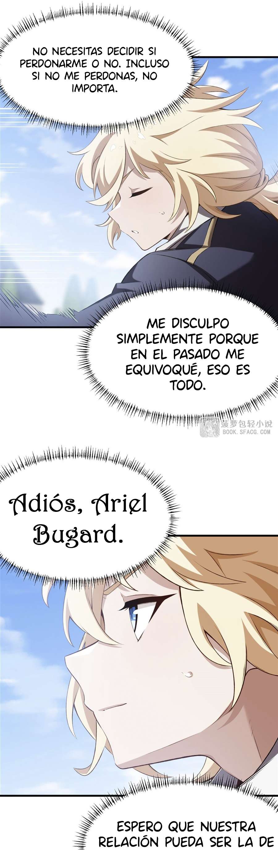 El villano rubio de la novela de la protagonista femenina quiere ser feliz Capitulo 41 página 27
