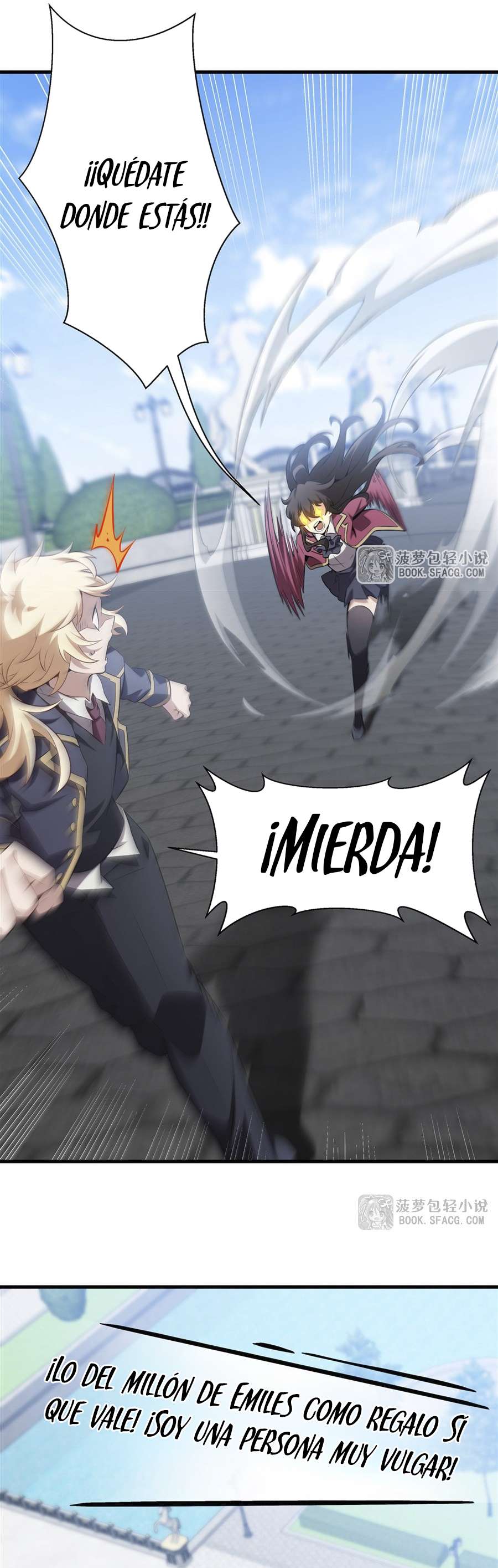El villano rubio de la novela de la protagonista femenina quiere ser feliz Capitulo 41 página 31