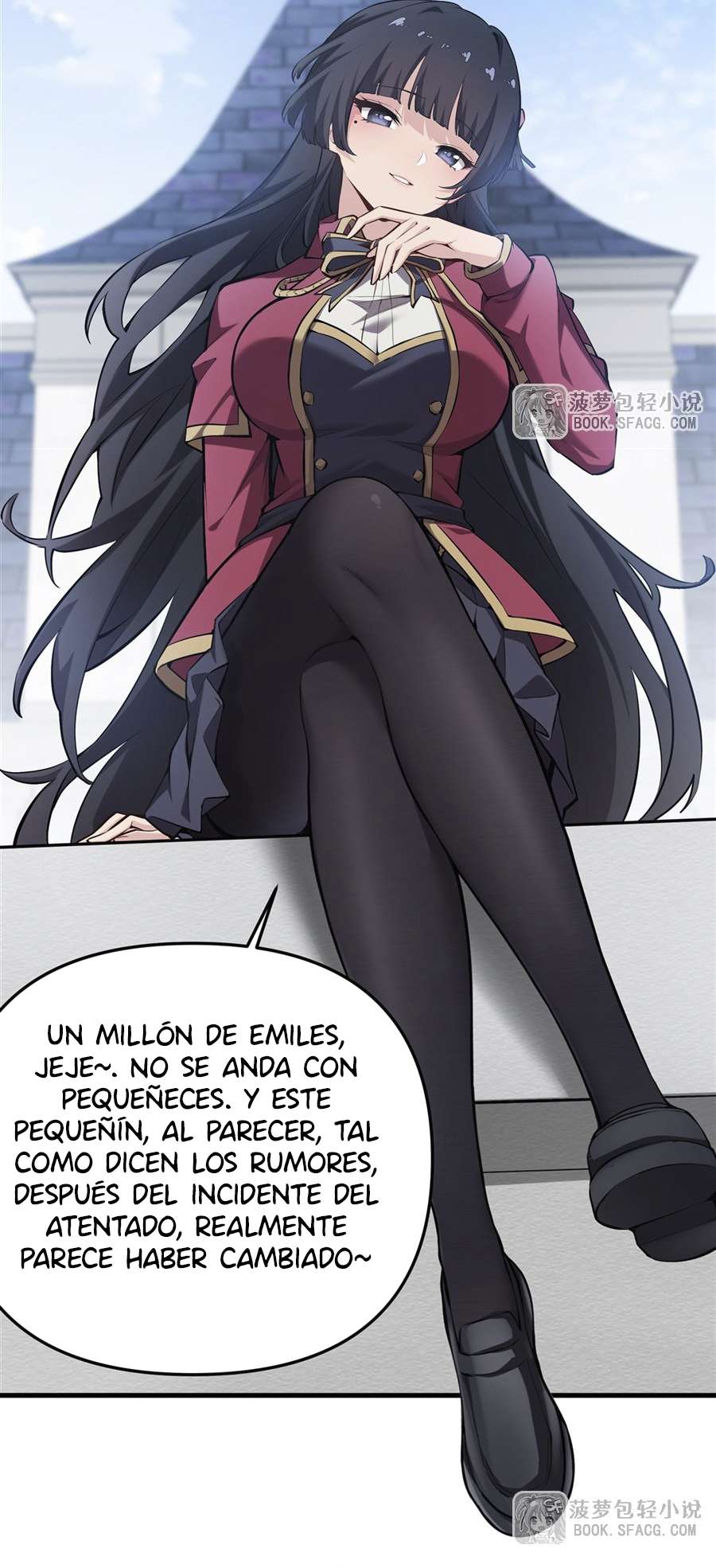 El villano rubio de la novela de la protagonista femenina quiere ser feliz Capitulo 41 página 33