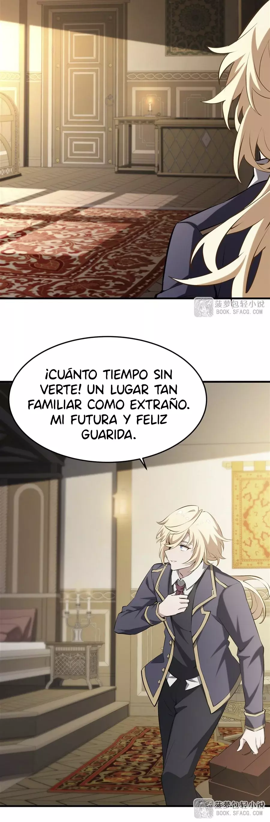 El villano rubio de la novela de la protagonista femenina quiere ser feliz Capitulo 42: ¿Marca en el Cuerpo? página 23