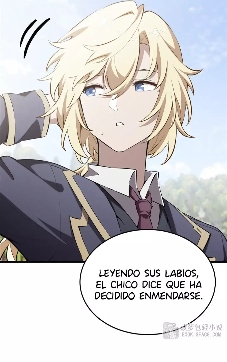 El villano rubio de la novela de la protagonista femenina quiere ser feliz Capitulo 42: ¿Marca en el Cuerpo? página 7