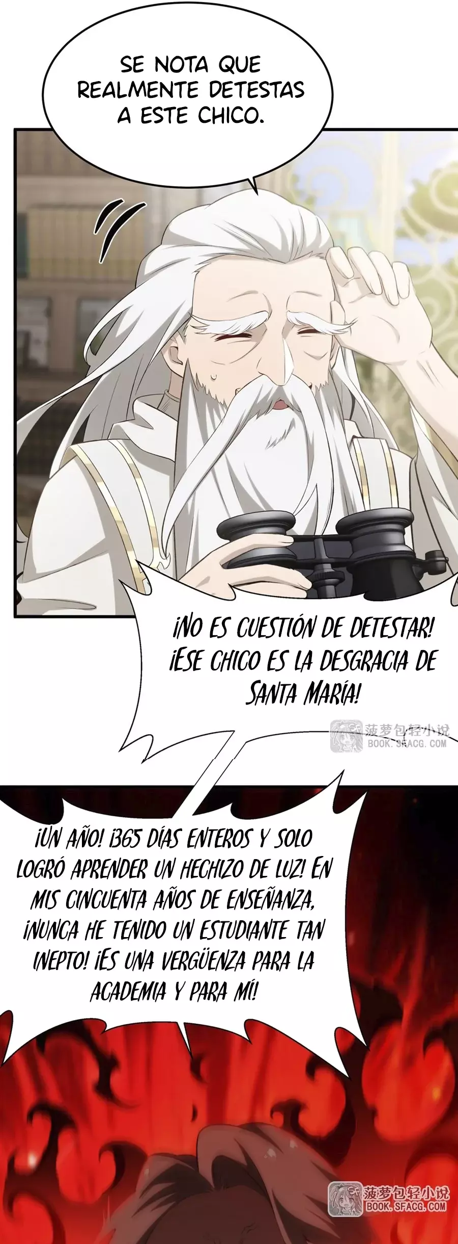 El villano rubio de la novela de la protagonista femenina quiere ser feliz Capitulo 42: ¿Marca en el Cuerpo? página 9