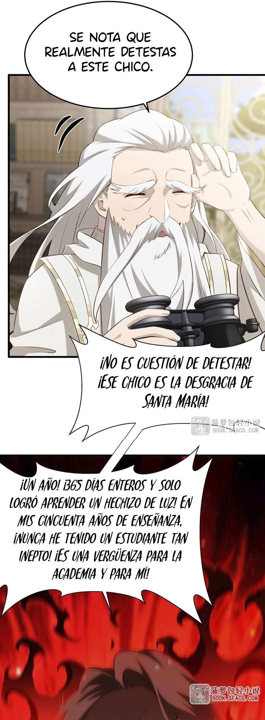 El villano rubio de la novela de la protagonista femenina quiere ser feliz Capitulo 42 página 9
