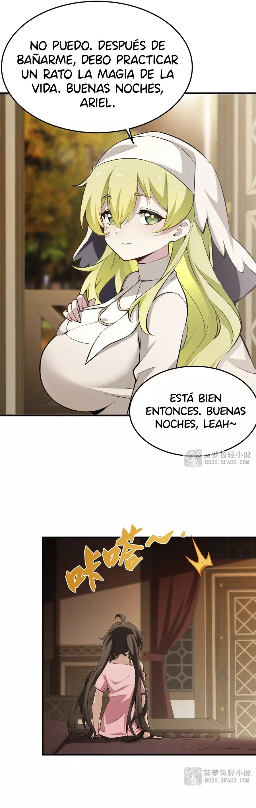 El villano rubio de la novela de la protagonista femenina quiere ser feliz Capitulo 43: Rumor de Embarazo página 23