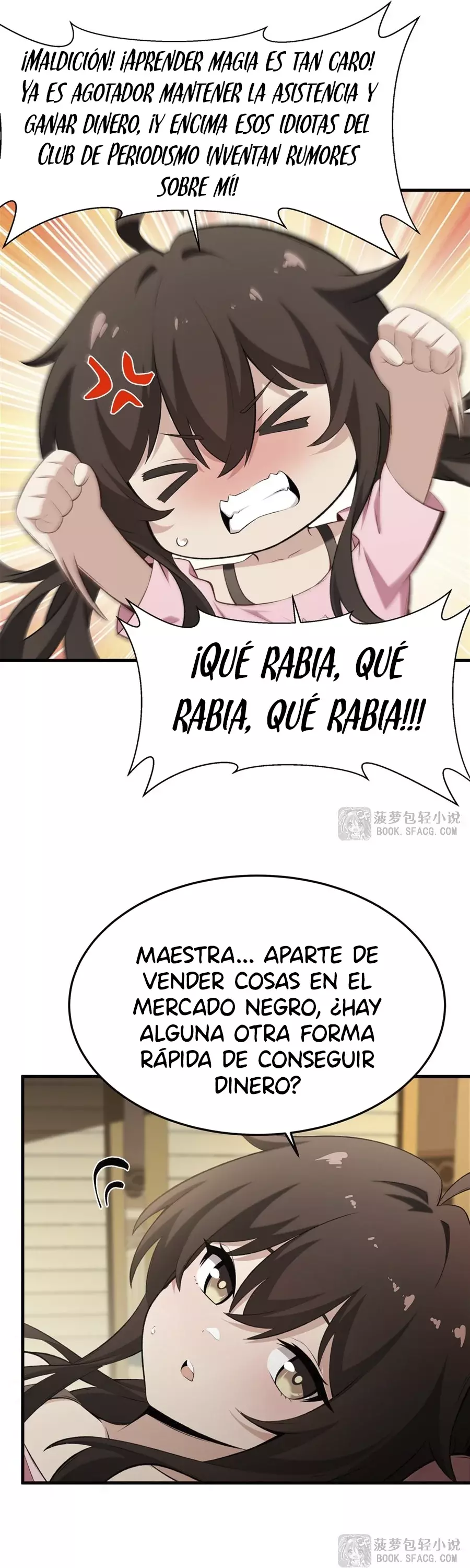 El villano rubio de la novela de la protagonista femenina quiere ser feliz Capitulo 43: Rumor de Embarazo página 25