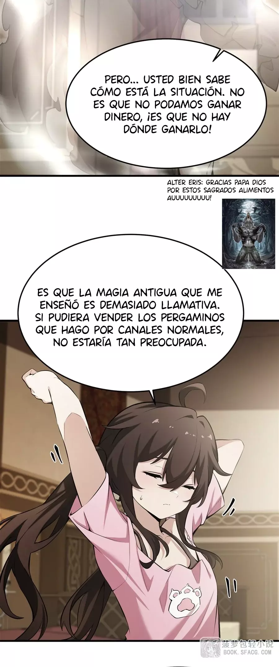 El villano rubio de la novela de la protagonista femenina quiere ser feliz Capitulo 43: Rumor de Embarazo página 27