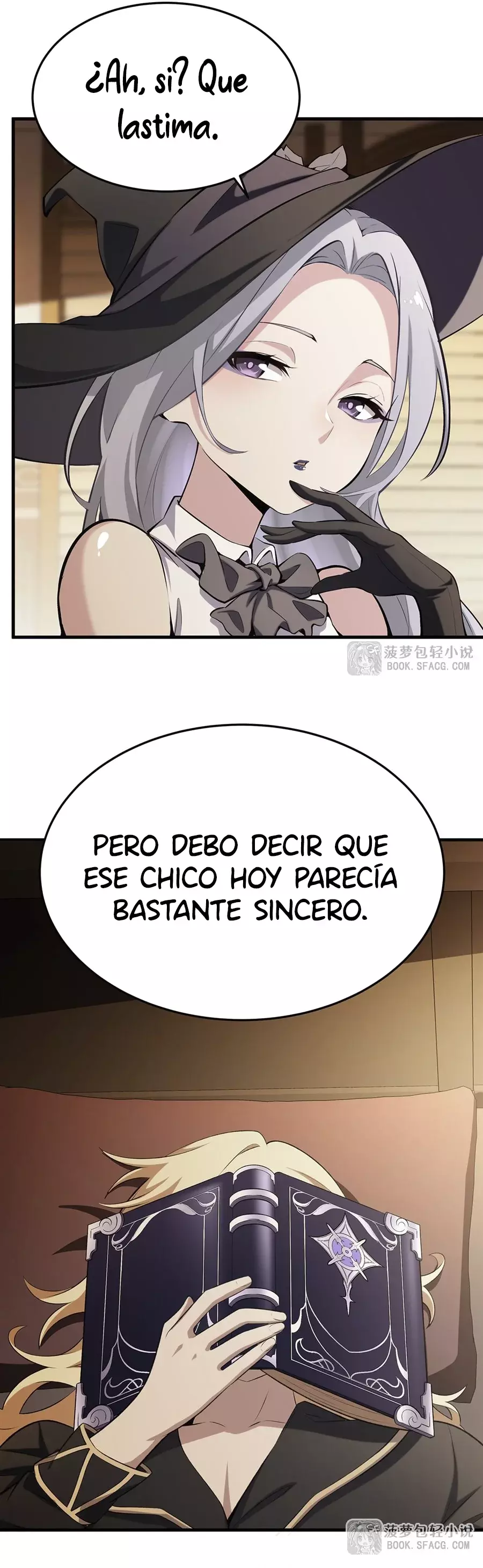 El villano rubio de la novela de la protagonista femenina quiere ser feliz Capitulo 43: Rumor de Embarazo página 34