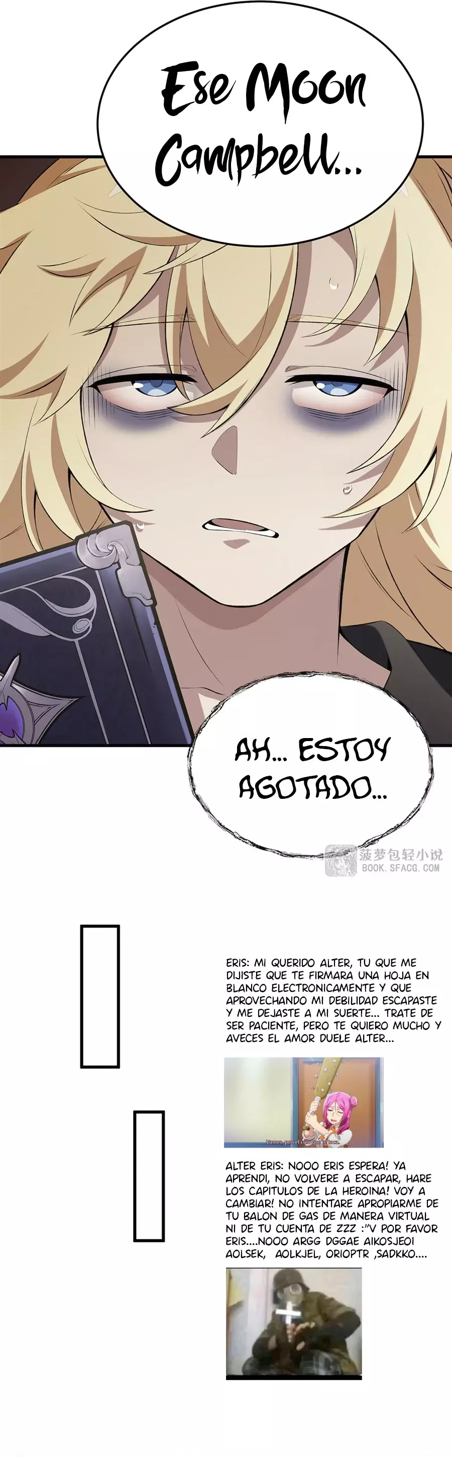 El villano rubio de la novela de la protagonista femenina quiere ser feliz Capitulo 43: Rumor de Embarazo página 35