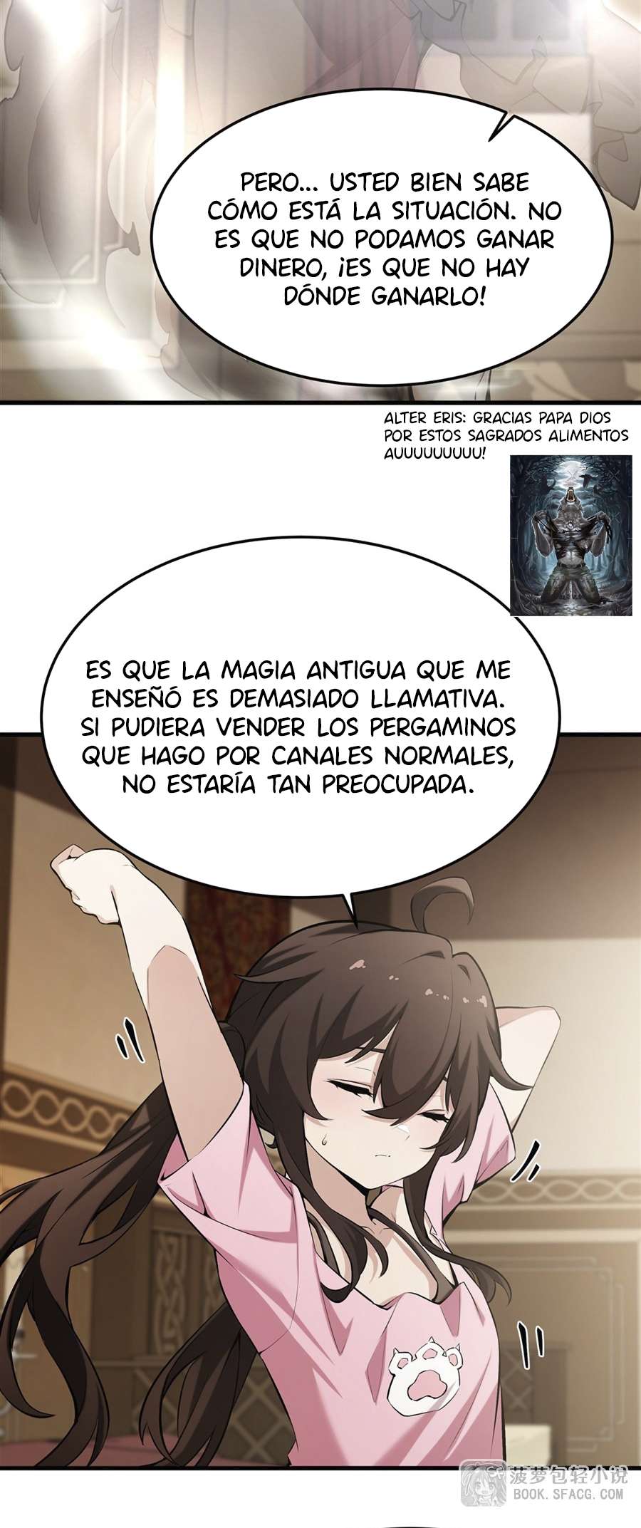El villano rubio de la novela de la protagonista femenina quiere ser feliz Capitulo 43 página 27