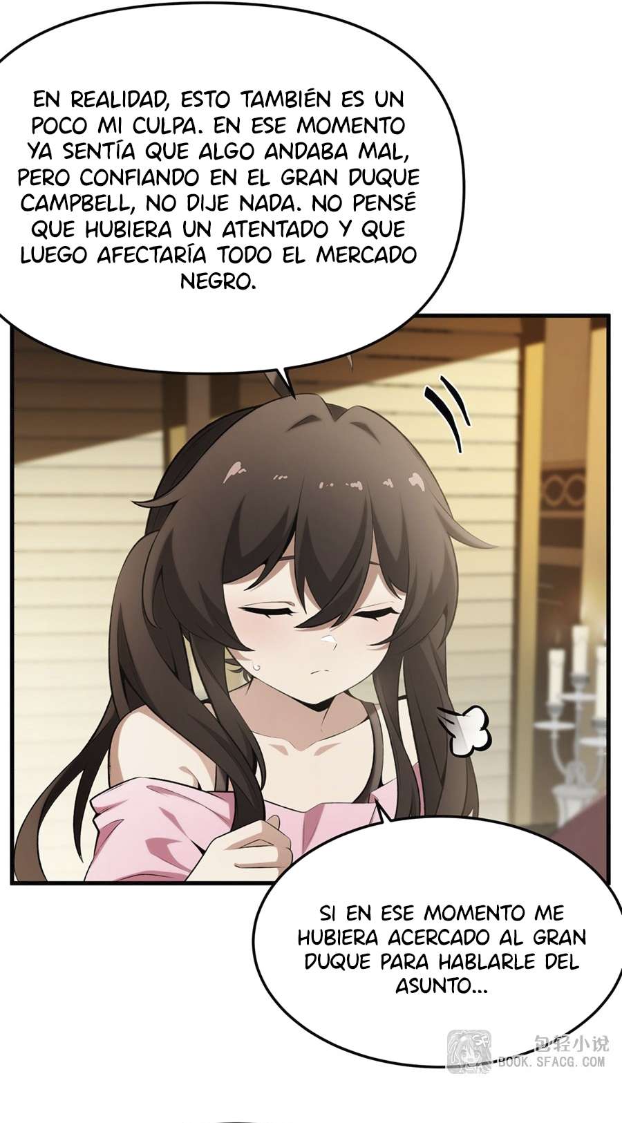 El villano rubio de la novela de la protagonista femenina quiere ser feliz Capitulo 43 página 29