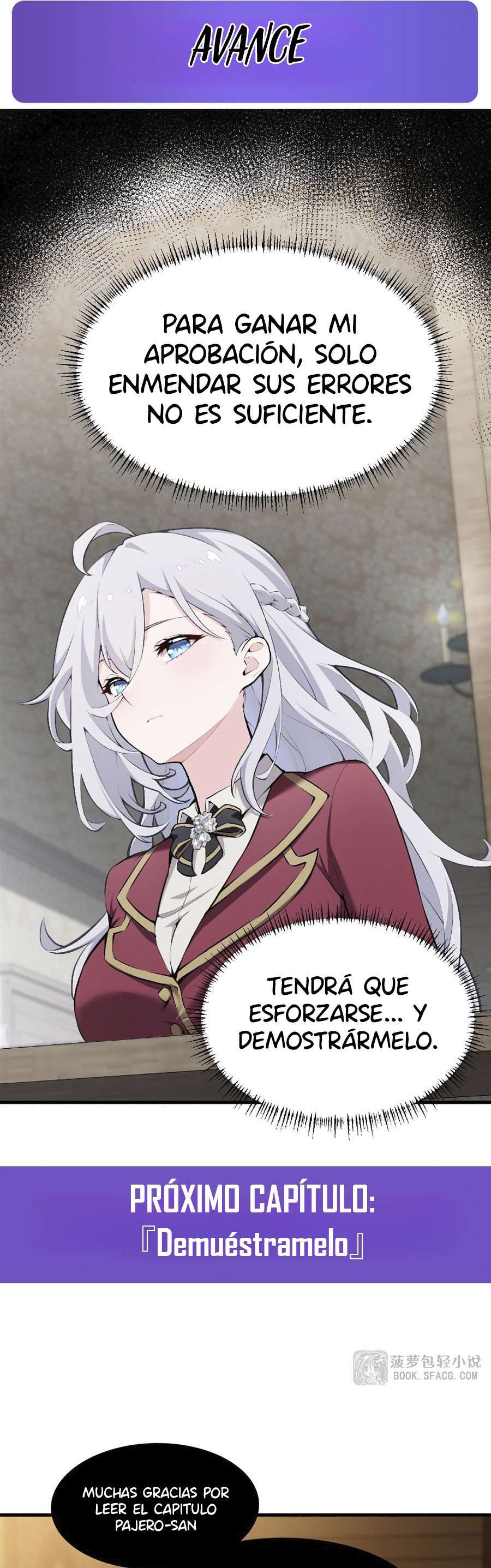 El villano rubio de la novela de la protagonista femenina quiere ser feliz Capitulo 43 página 36