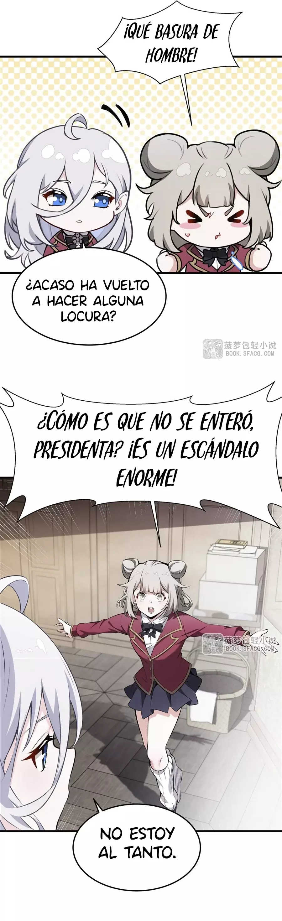 El villano rubio de la novela de la protagonista femenina quiere ser feliz Capitulo 44: Demuestrame... página 23