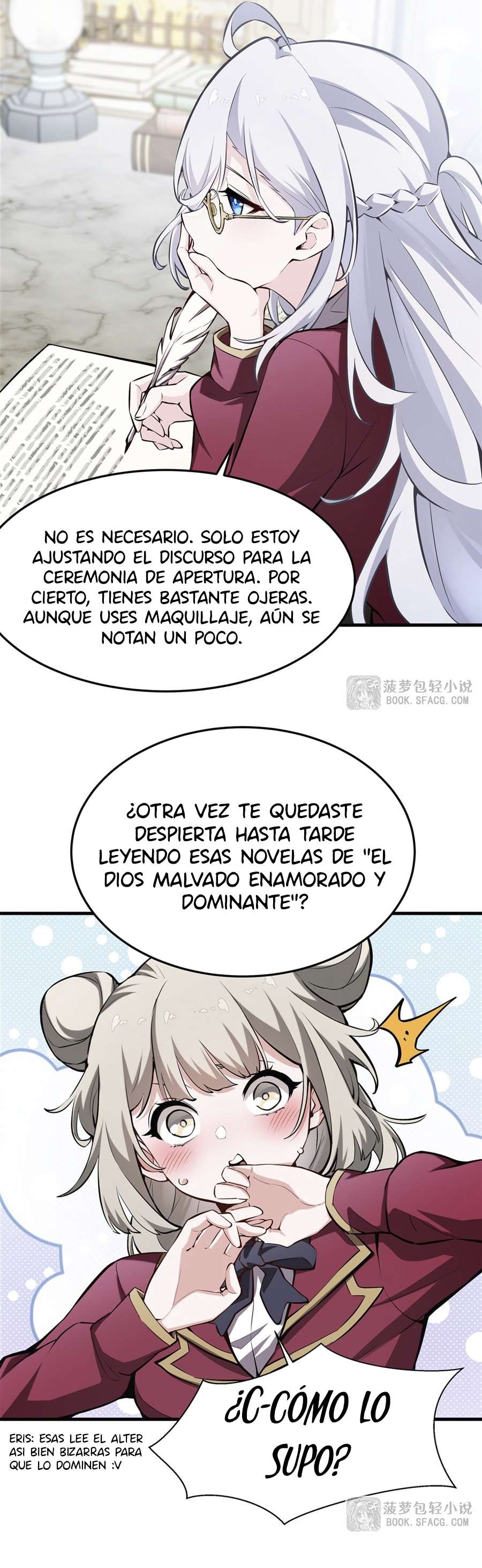 El villano rubio de la novela de la protagonista femenina quiere ser feliz Capitulo 44 página 17
