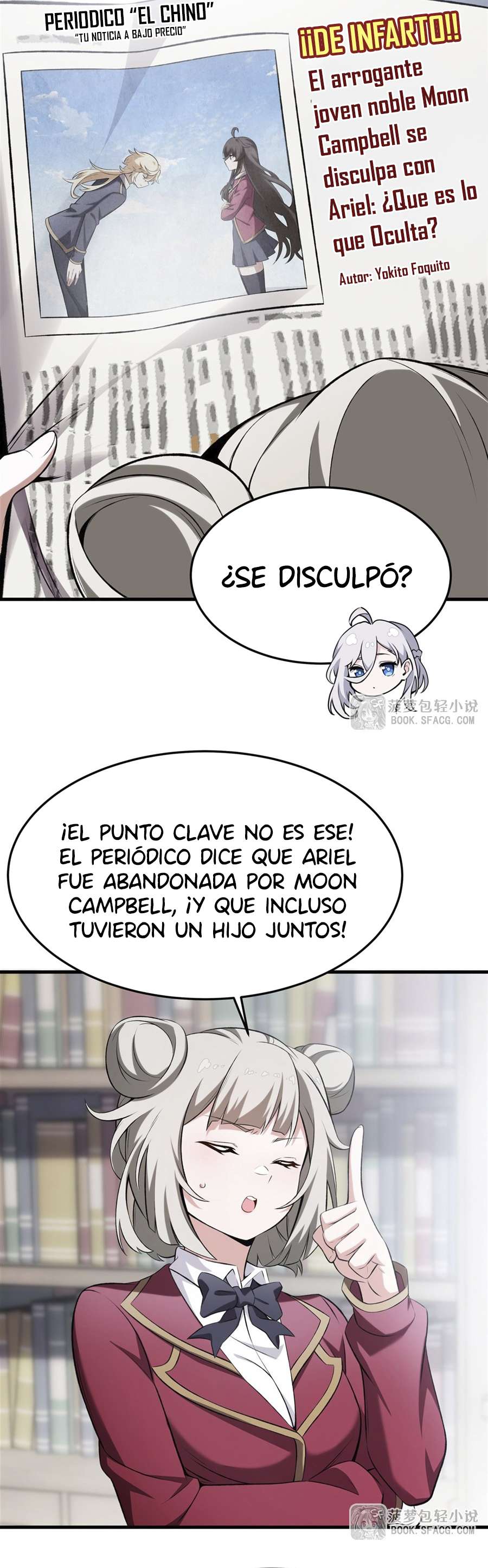 El villano rubio de la novela de la protagonista femenina quiere ser feliz Capitulo 44 página 25