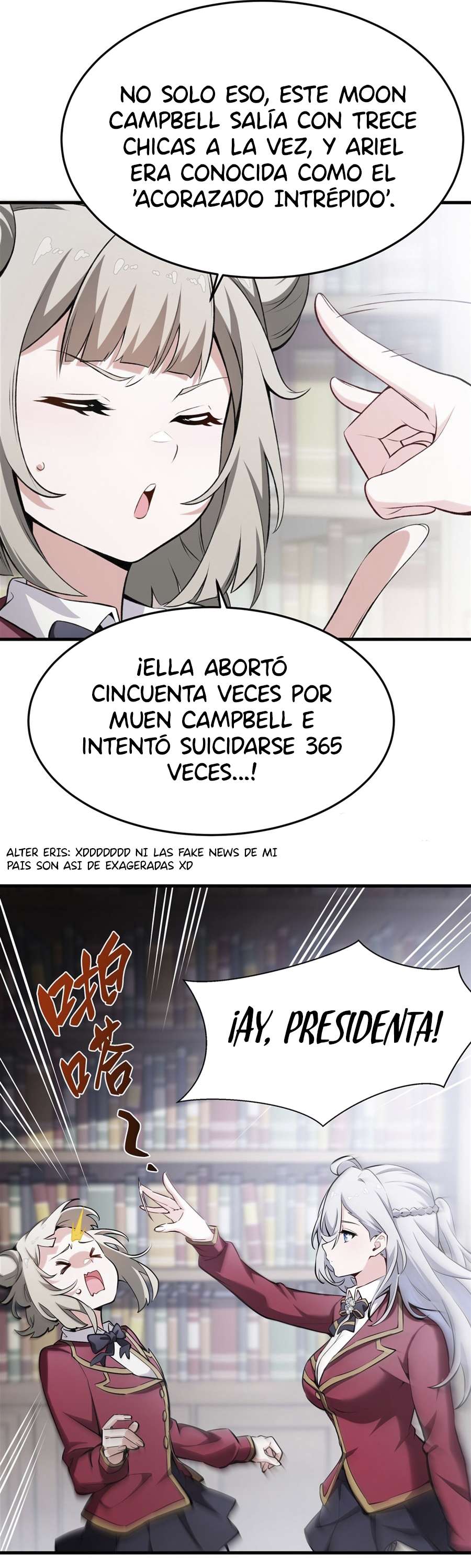 El villano rubio de la novela de la protagonista femenina quiere ser feliz Capitulo 44 página 26