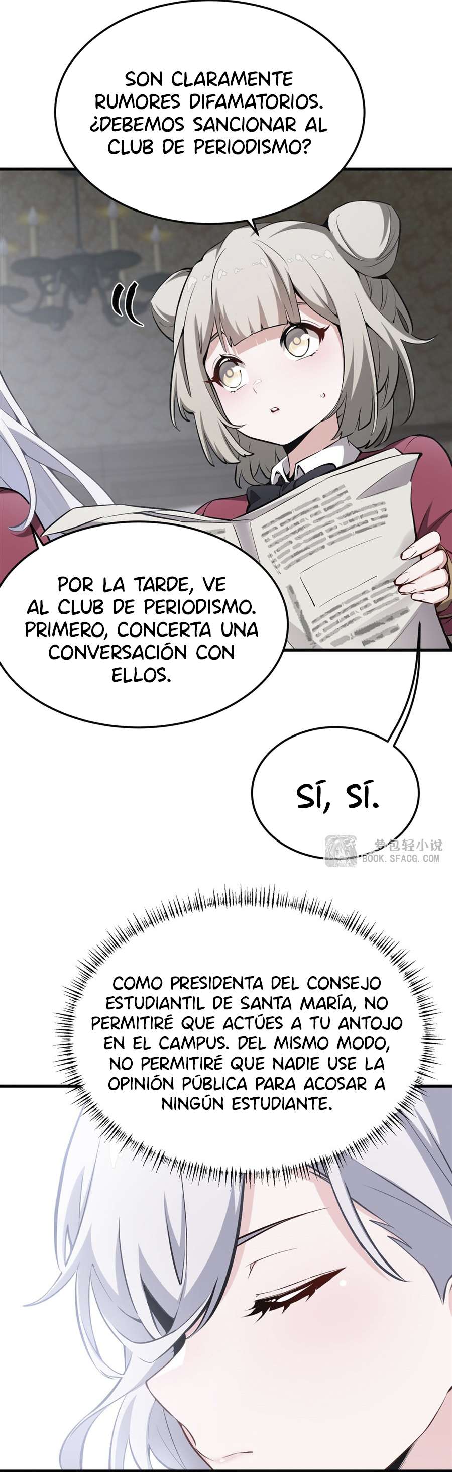 El villano rubio de la novela de la protagonista femenina quiere ser feliz Capitulo 44 página 29