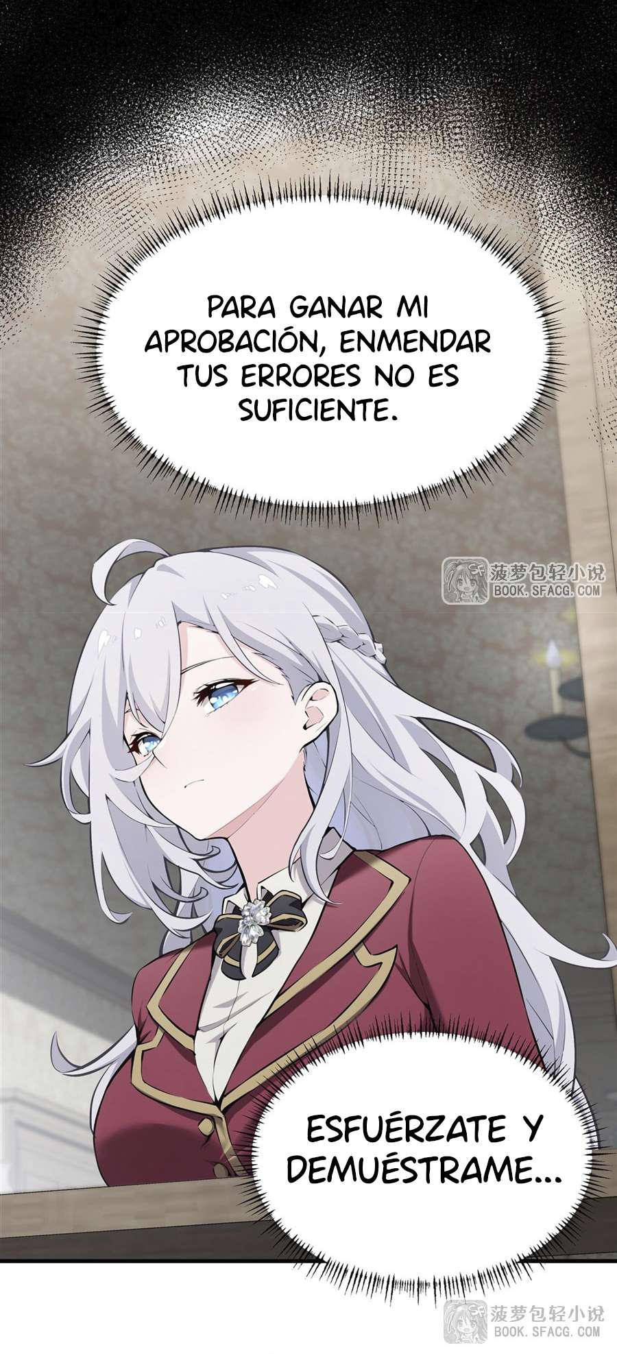 El villano rubio de la novela de la protagonista femenina quiere ser feliz Capitulo 44 página 31