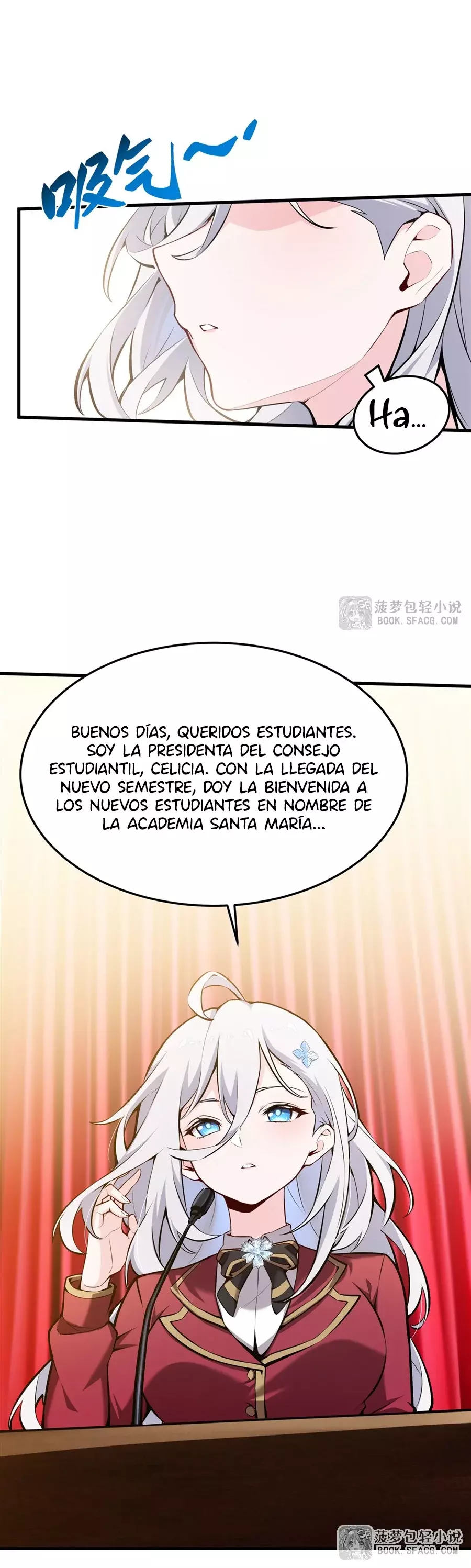 El villano rubio de la novela de la protagonista femenina quiere ser feliz Capitulo 45: ¿El Regreso del Dios Maligno? página 18