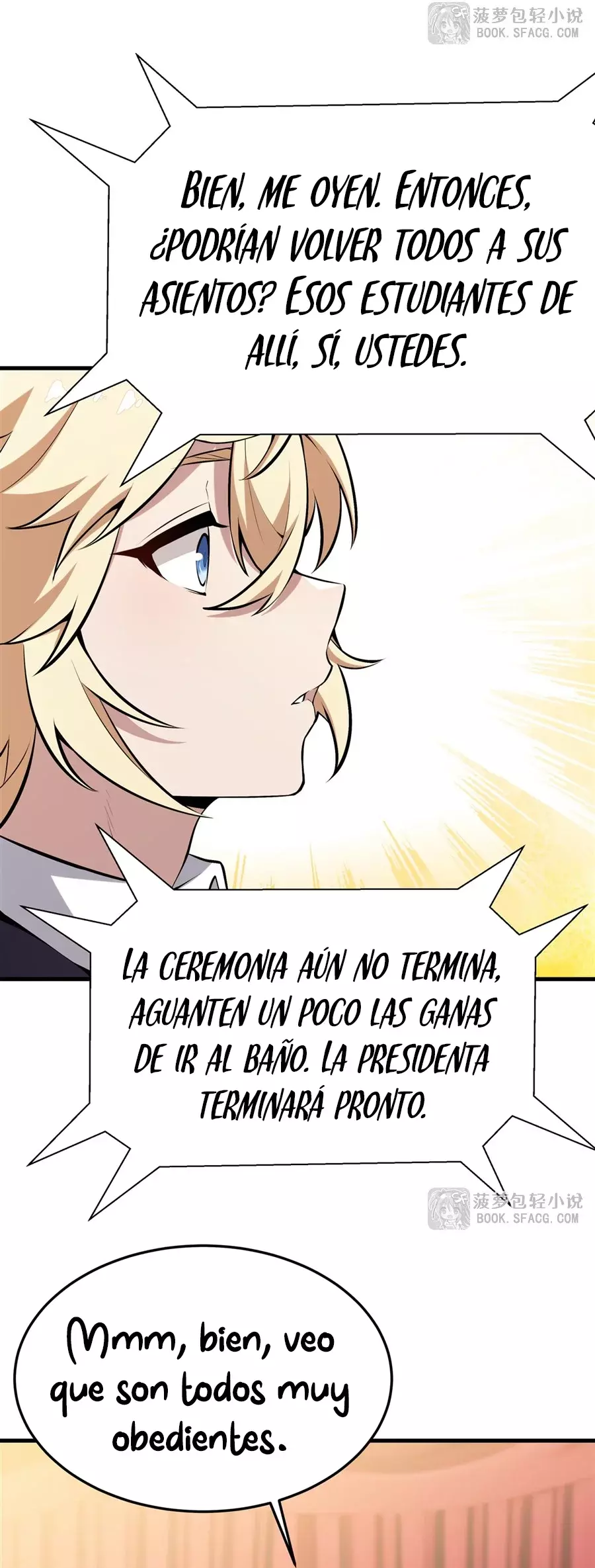El villano rubio de la novela de la protagonista femenina quiere ser feliz Capitulo 45: ¿El Regreso del Dios Maligno? página 22