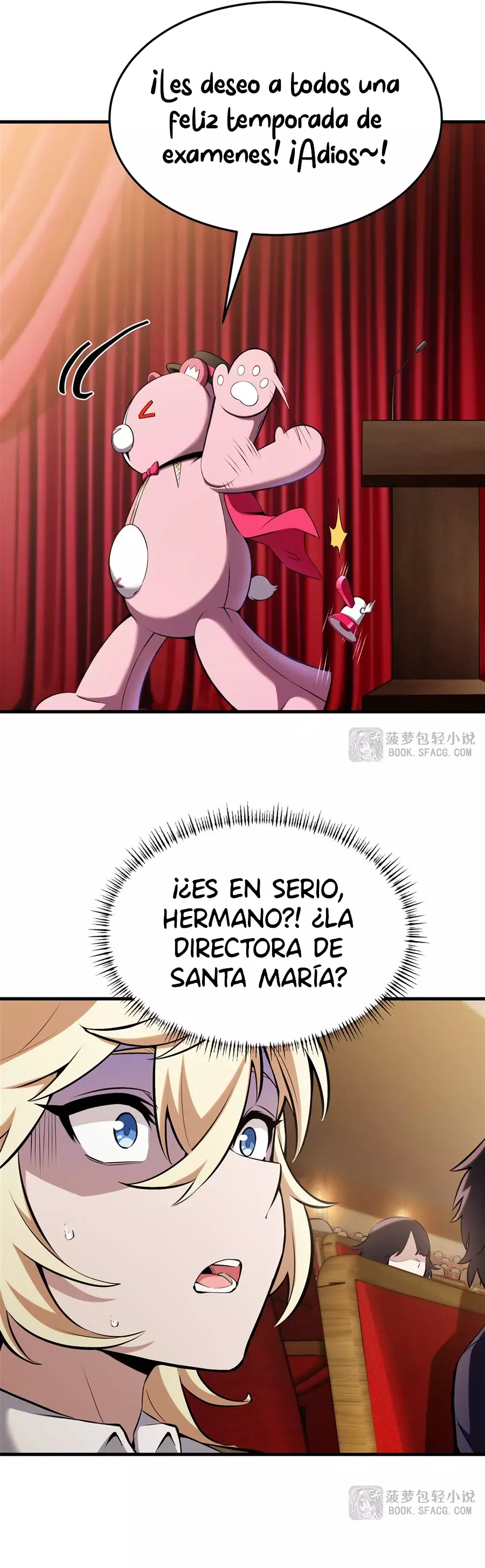 El villano rubio de la novela de la protagonista femenina quiere ser feliz Capitulo 45: ¿El Regreso del Dios Maligno? página 26