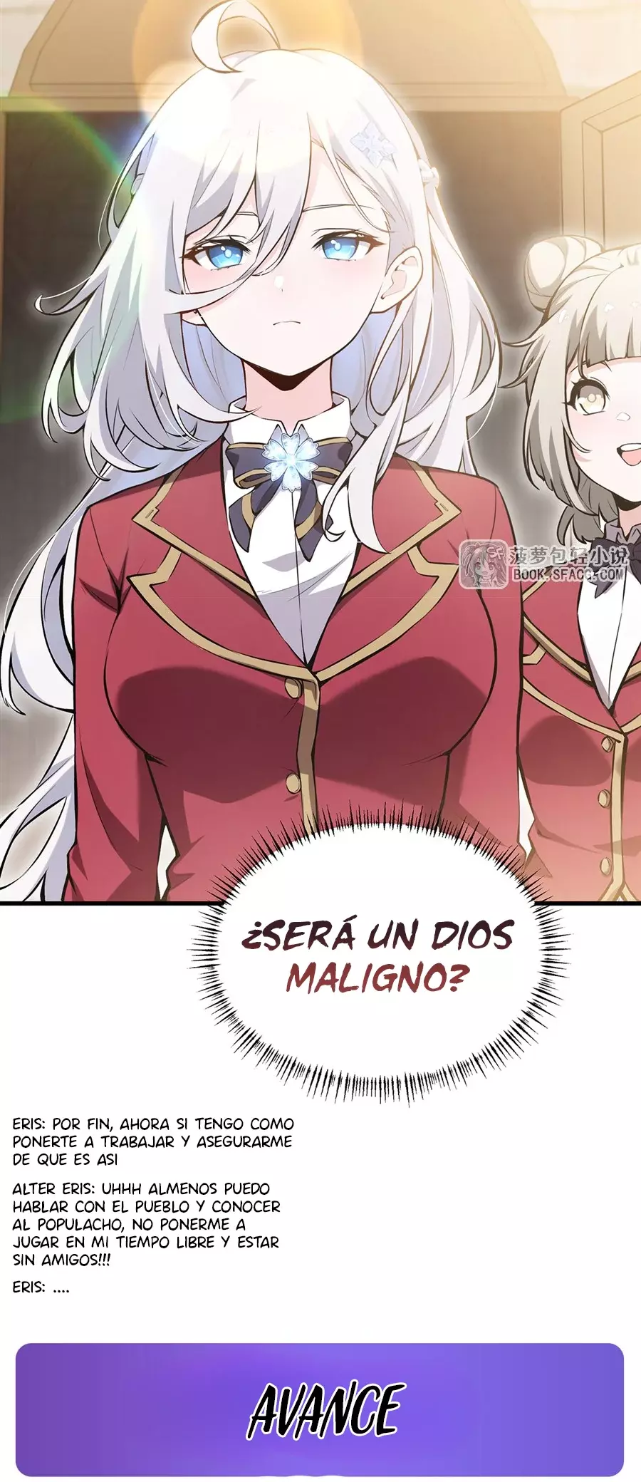 El villano rubio de la novela de la protagonista femenina quiere ser feliz Capitulo 45: ¿El Regreso del Dios Maligno? página 34