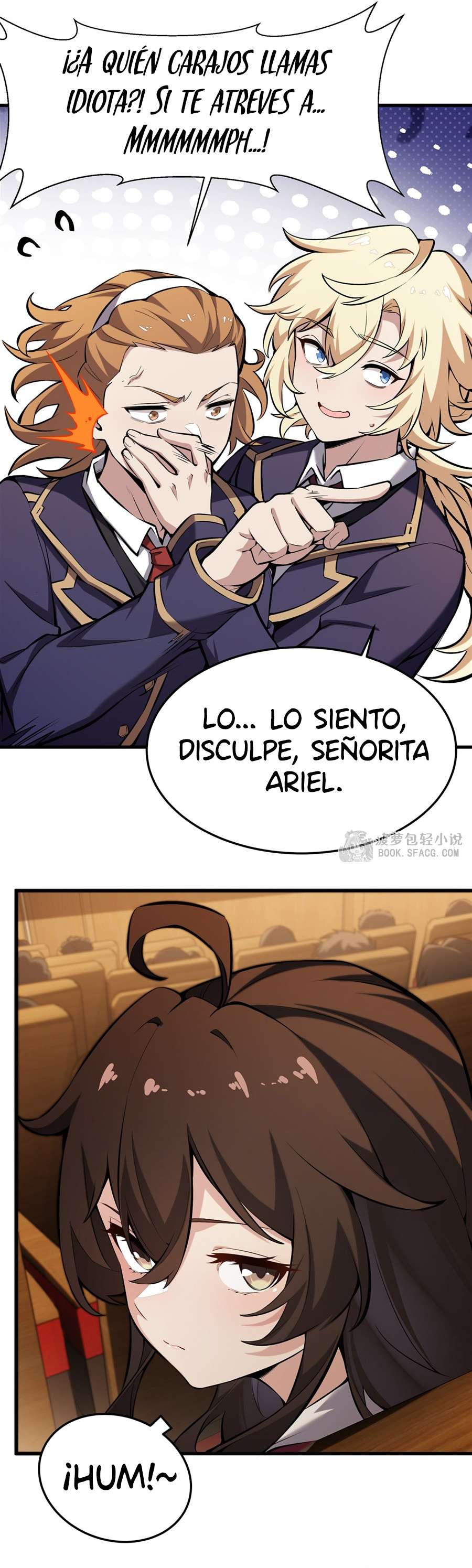 El villano rubio de la novela de la protagonista femenina quiere ser feliz Capitulo 45 página 11