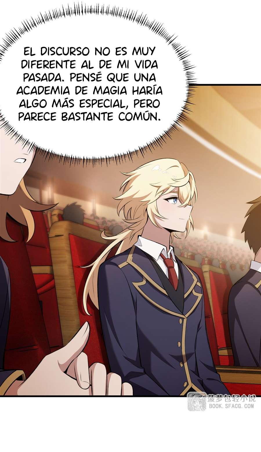 El villano rubio de la novela de la protagonista femenina quiere ser feliz Capitulo 45 página 19
