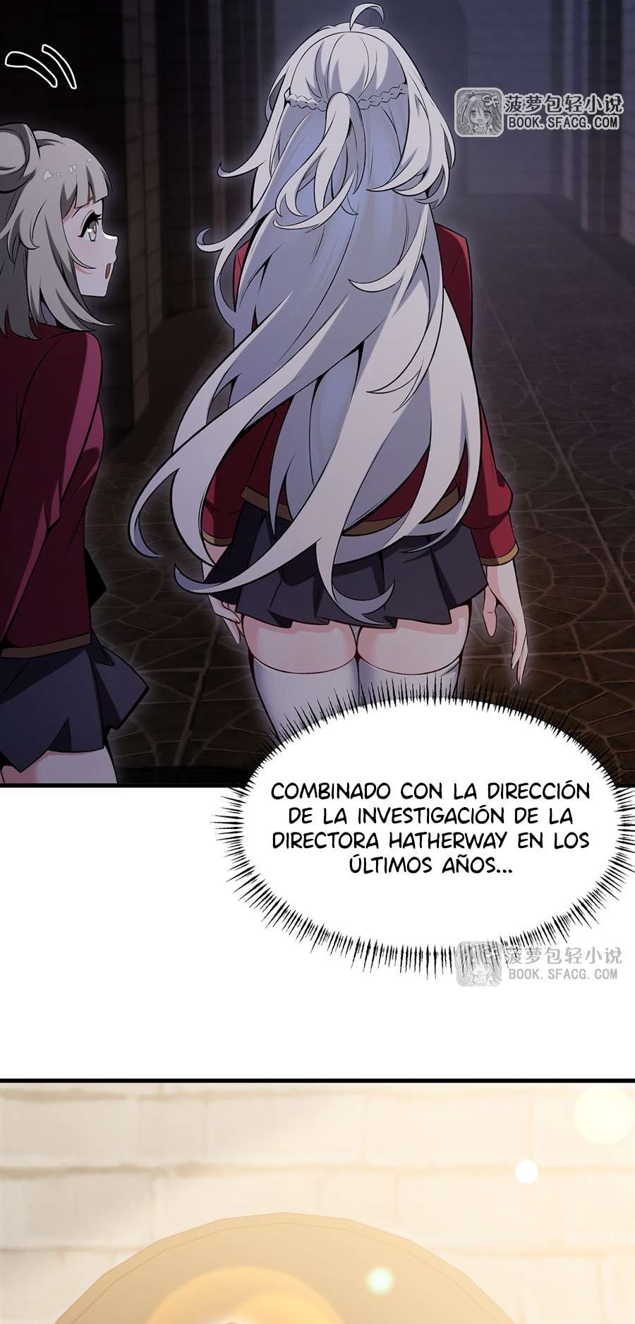El villano rubio de la novela de la protagonista femenina quiere ser feliz Capitulo 45 página 33