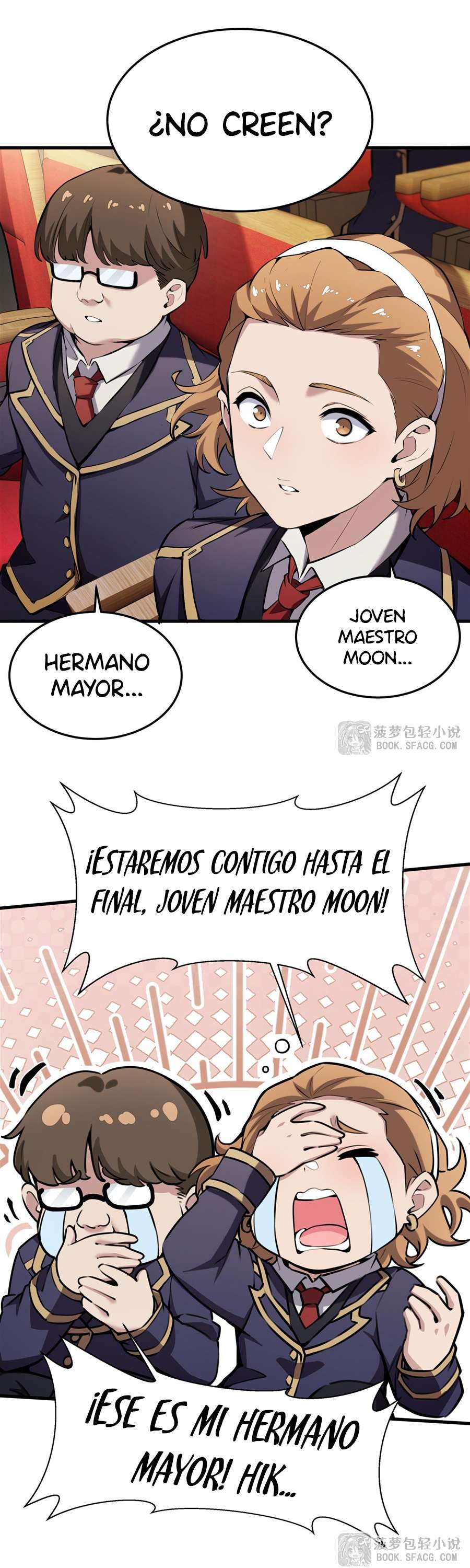 El villano rubio de la novela de la protagonista femenina quiere ser feliz Capitulo 45 página 9