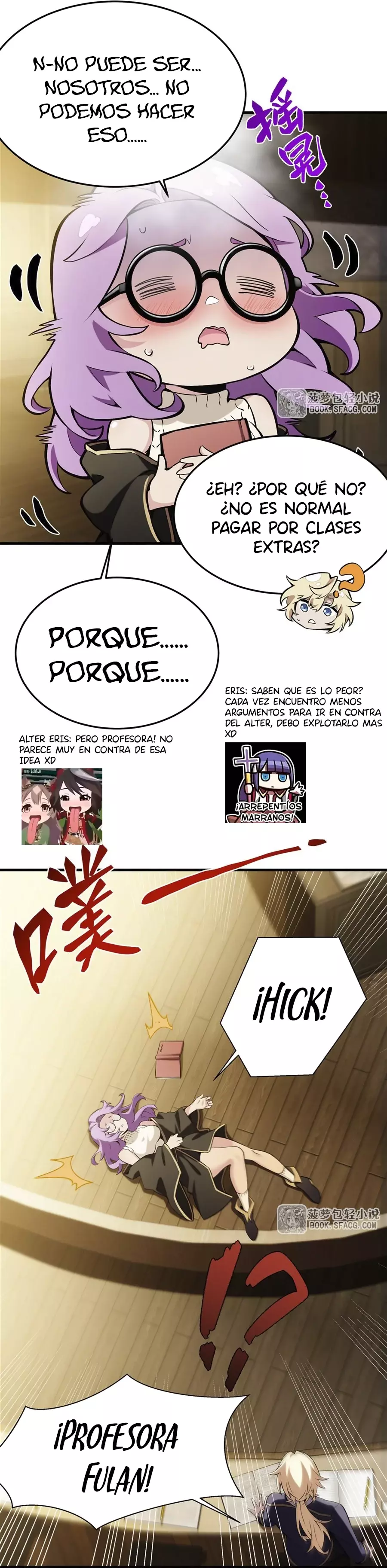 El villano rubio de la novela de la protagonista femenina quiere ser feliz Capitulo 46: Provocación página 19