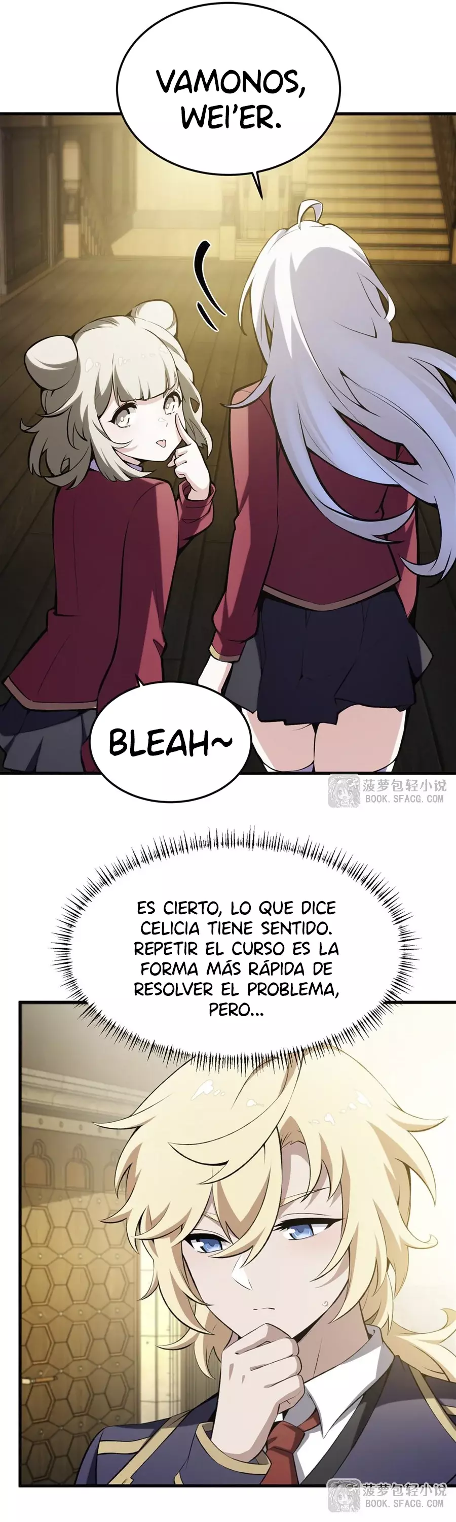 El villano rubio de la novela de la protagonista femenina quiere ser feliz Capitulo 46: Provocación página 28