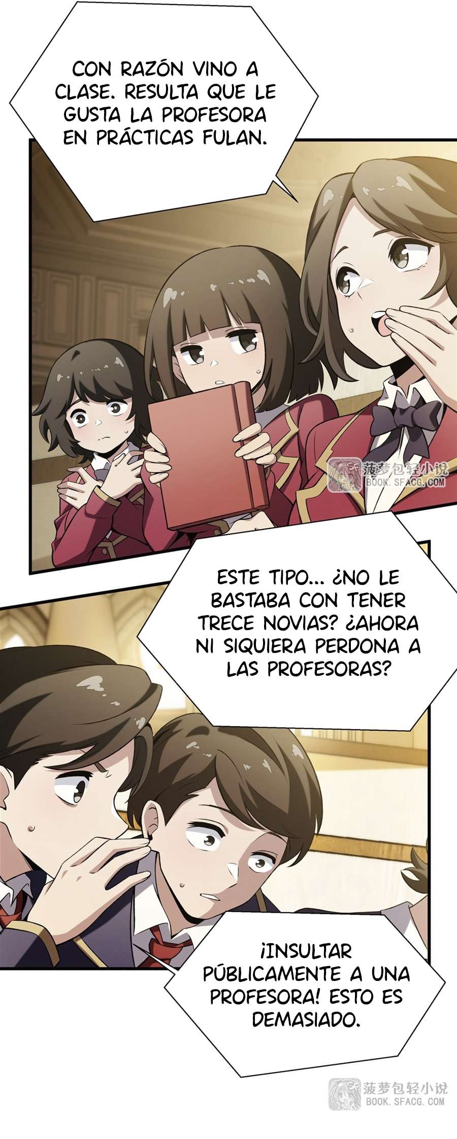 El villano rubio de la novela de la protagonista femenina quiere ser feliz Capitulo 46 página 18