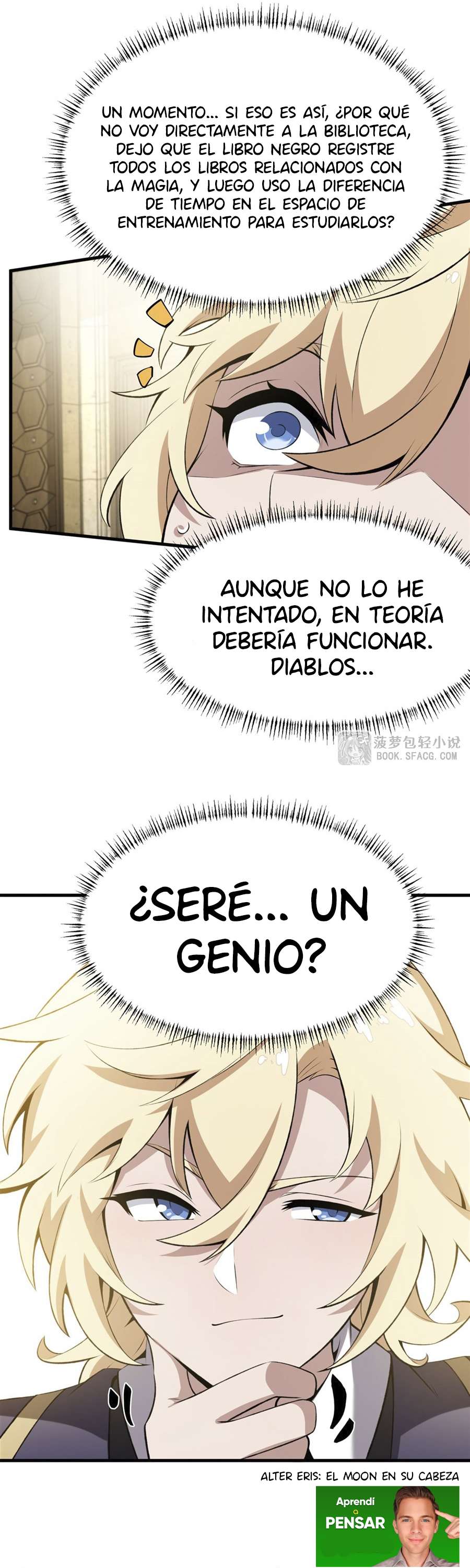 El villano rubio de la novela de la protagonista femenina quiere ser feliz Capitulo 46 página 30