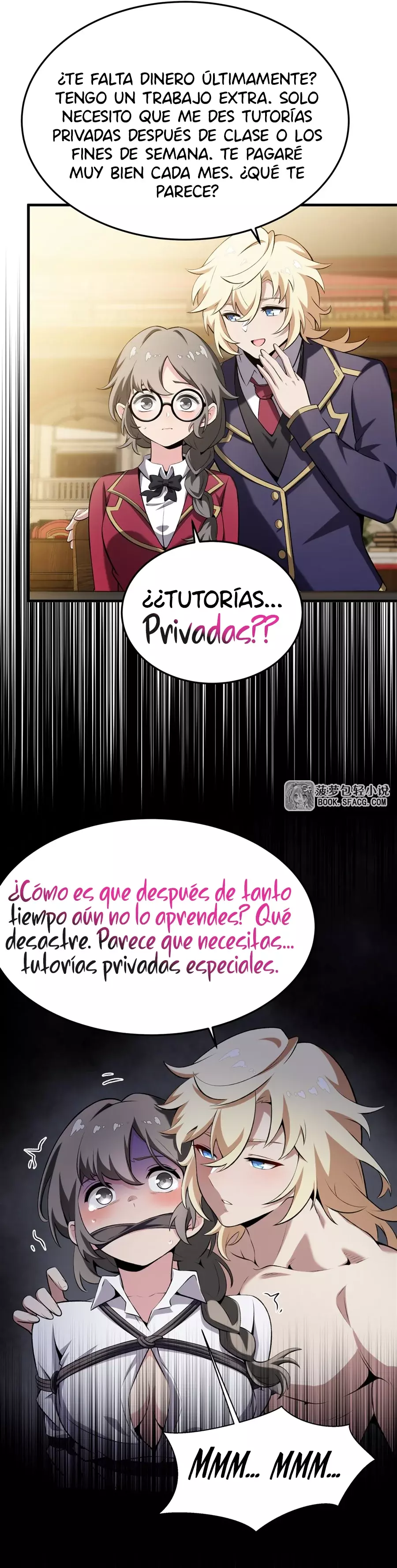 El villano rubio de la novela de la protagonista femenina quiere ser feliz Capitulo 47: ¿Con que Derecho? página 8