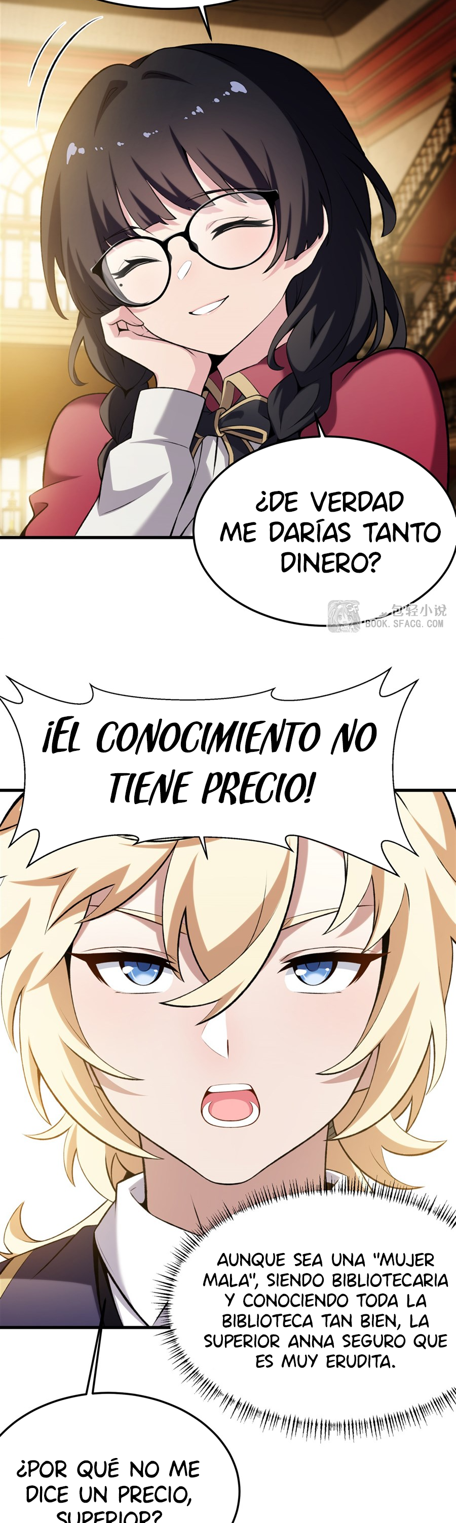 El villano rubio de la novela de la protagonista femenina quiere ser feliz Capitulo 48 página 17