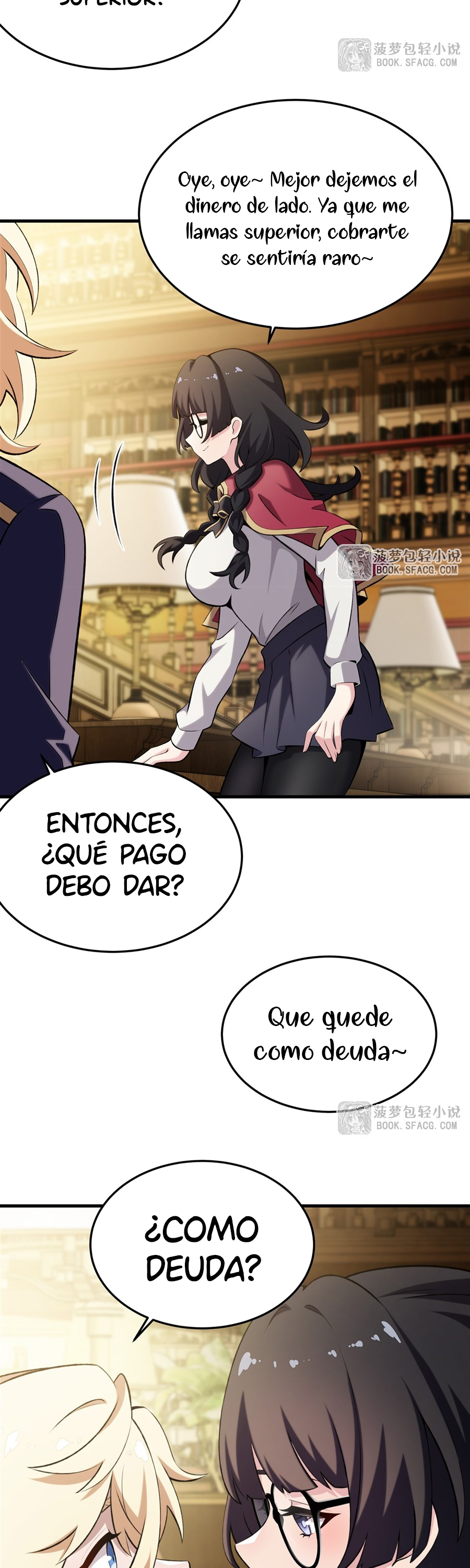 El villano rubio de la novela de la protagonista femenina quiere ser feliz Capitulo 48 página 18