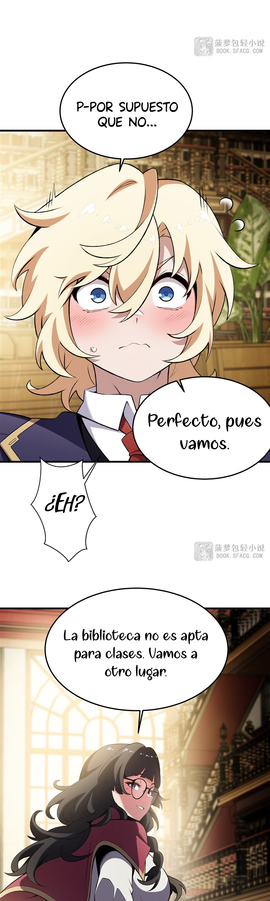 El villano rubio de la novela de la protagonista femenina quiere ser feliz Capitulo 48 página 20