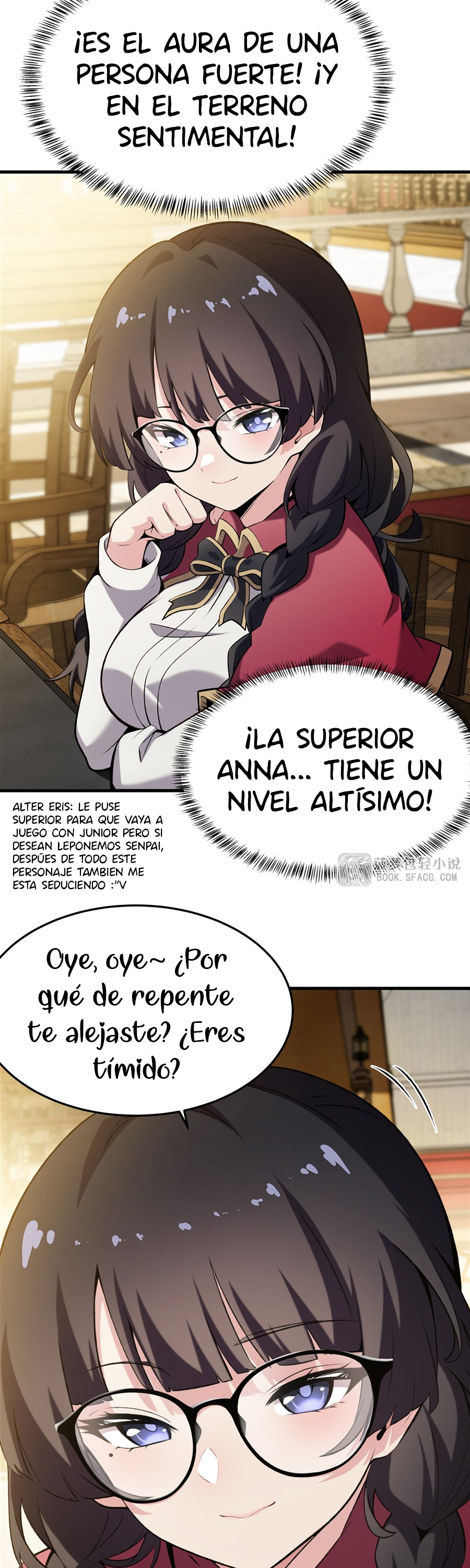 El villano rubio de la novela de la protagonista femenina quiere ser feliz Capitulo 48 página 3